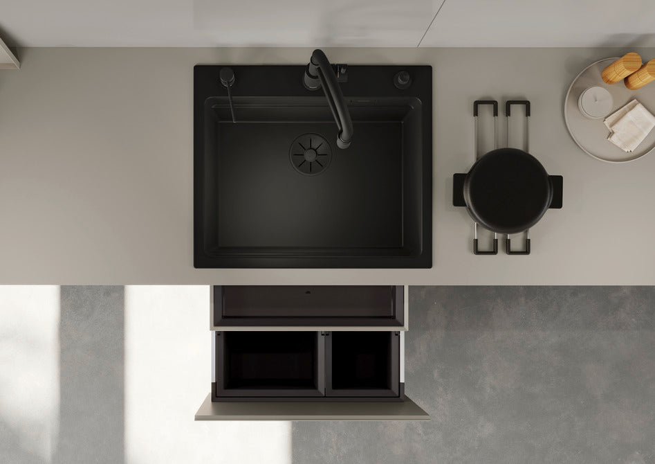 BLANCO ETAGON 6 SILGRANIT Kitchen Sink - Black (525889)