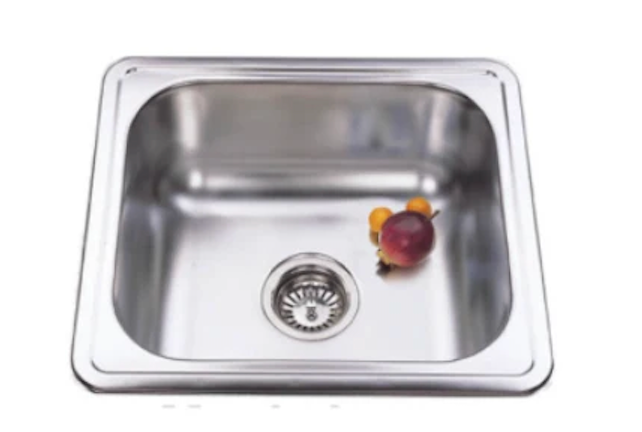 Monic i-490 Inset Mount Single Bowl Stainless Steel Kitchen Sink