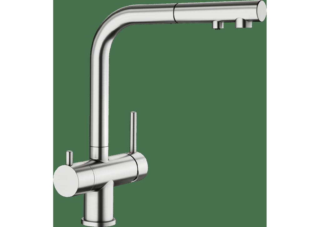 BLANCO FONTAS-S II Filter Pull-Out Kitchen Tap PVD Steel (525199)