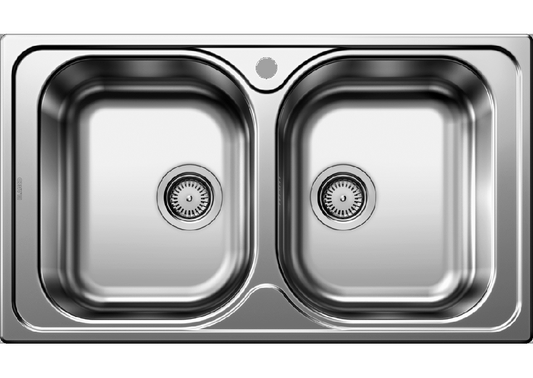 BLANCO TIPO 8 Premium Stainless Steel Double Bowl Kitchen Sink (511924)