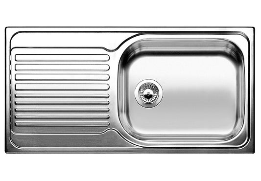 BLANCO TIPO XL 6 S Premium Stainless Steel Kitchen Sink with Drainer & Remote Drain Control (514243)