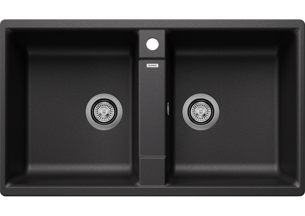 BLANCO ZIA 9 SILGRANIT Double Bowl Kitchen Sink - Anthracite (516686)