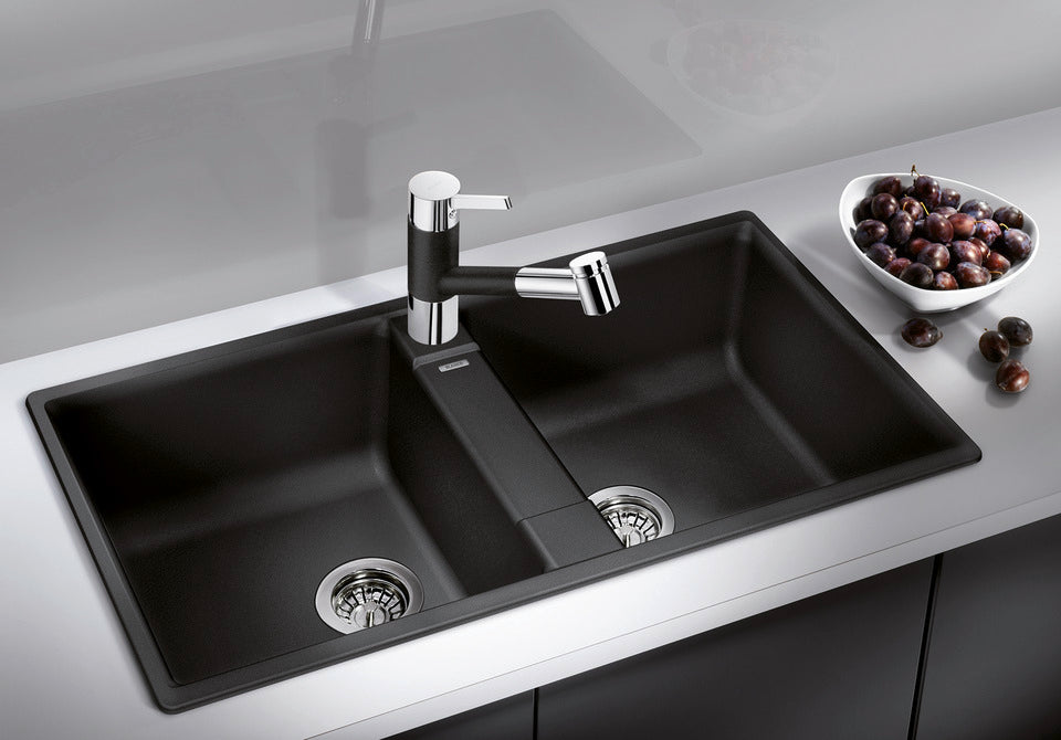 BLANCO ZIA 9 SILGRANIT Double Bowl Kitchen Sink - Anthracite (516686)