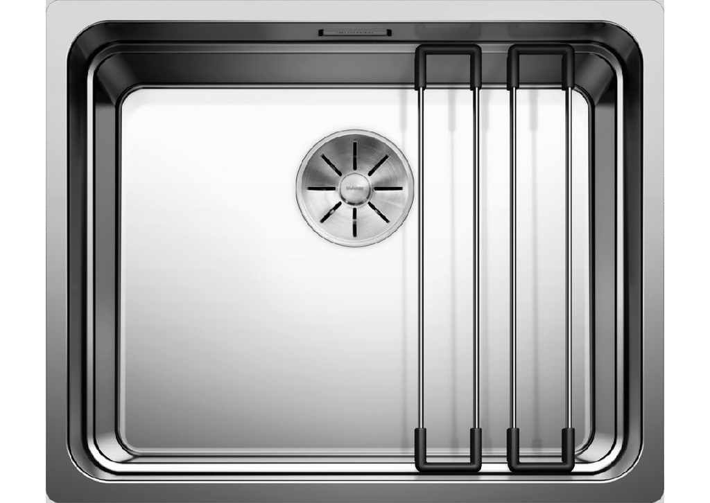 BLANCO ETAGON 500-U Premium Undermount Stainless Steel Kitchen Sink with Multifunctional Rails (521841)