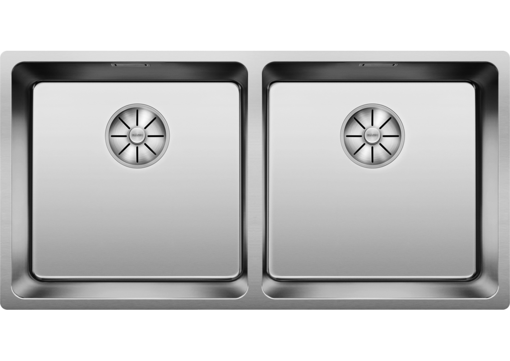 BLANCO ANDANO 400/400-U Premium Undermount Stainless Steel Double Bowl Kitchen Sink (522987)