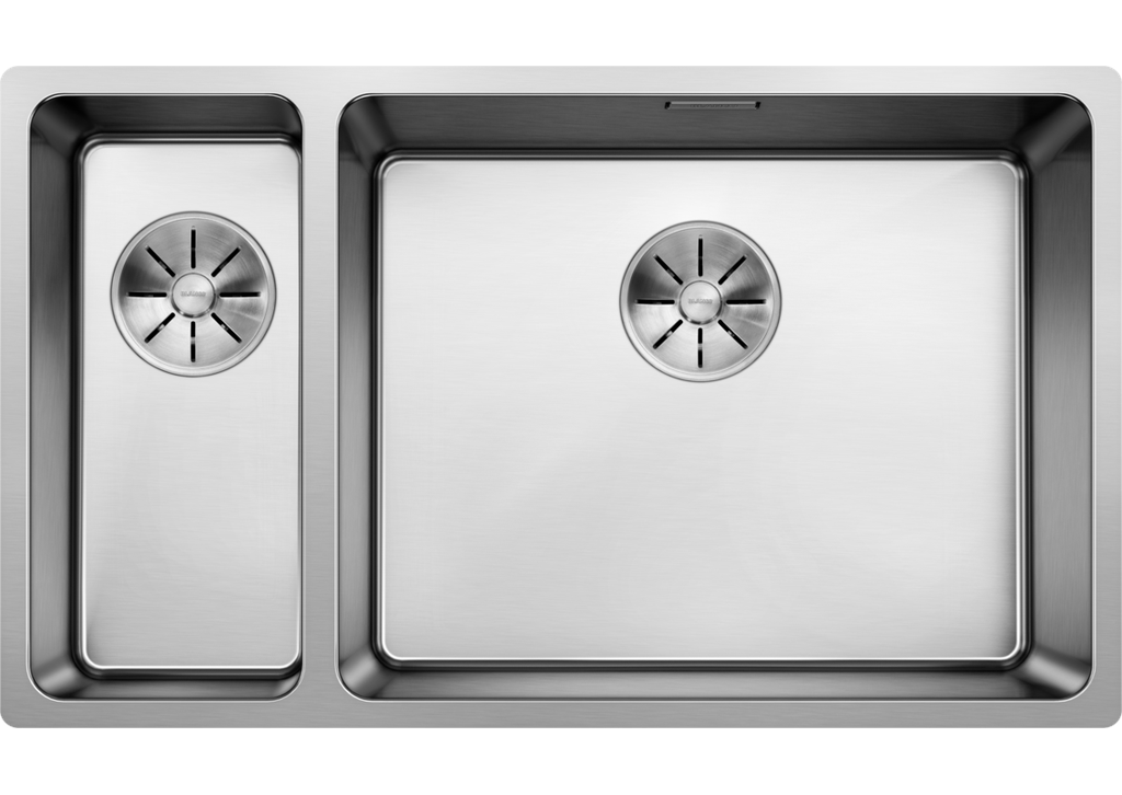 BLANCO ANDANO 500/180-U Premium Undermount Stainless Steel Double Bowl Kitchen Sink (Bowl Right) (522989)