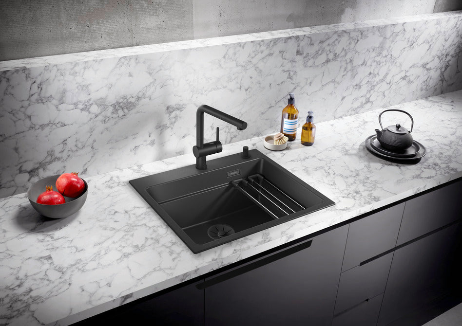 BLANCO ETAGON 6 SILGRANIT Kitchen Sink - Black (525889)