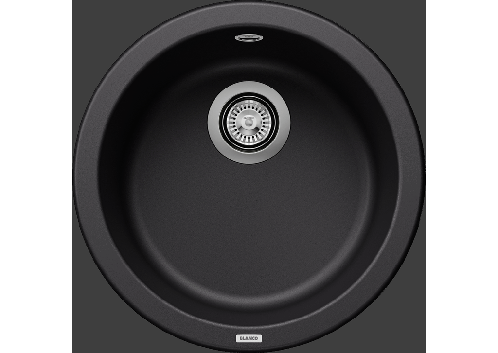 BLANCO RONDO SILGRANIT Round Kitchen Sink - Black  (525959)