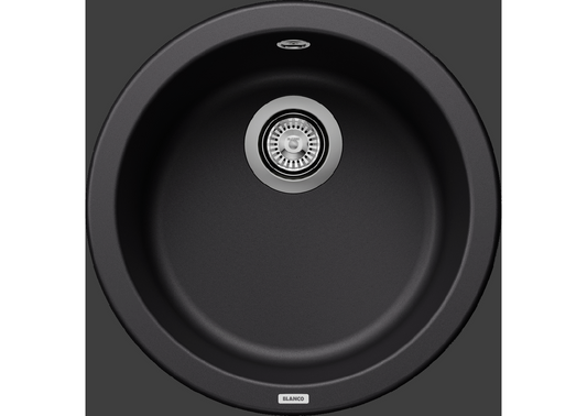 BLANCO RONDO SILGRANIT Round Kitchen Sink - Black  (525959)