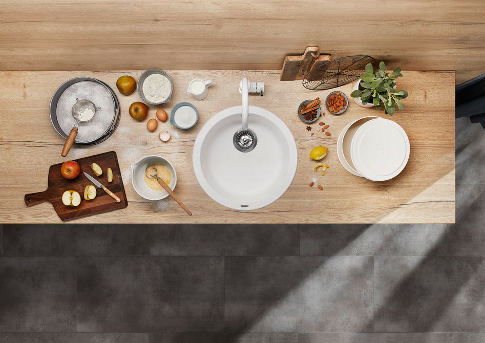 BLANCO RONDO SILGRANIT Round Kitchen Sink - Black  (525959)