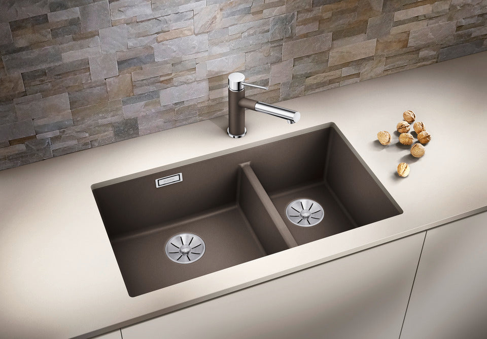 BLANCO SUBLINE 430/270-U SILGRANIT Undermount Double Bowl Sink (525991)