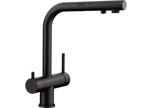 BLANCO FONTAS-S II Filter Pull-Out Kitchen Tap Black Matt (526672)