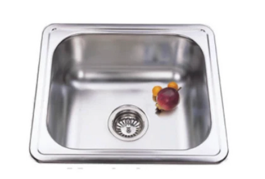 Monic i-490 Inset Mount Single Bowl Stainless Steel Kitchen Sink