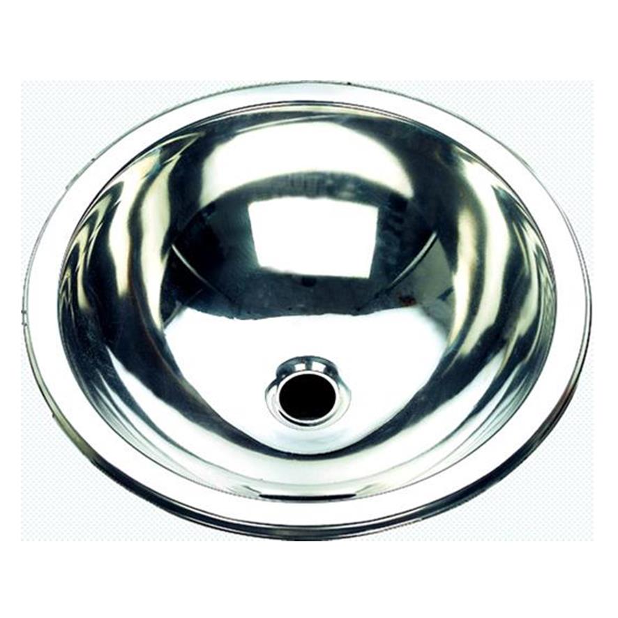 Monic i-265-B Single Bowl Stainless Steel Round Toilet Sink